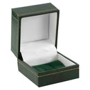 Paper Covered Clip Ring Box with Gold Accent