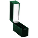 Paper Covered Standing Bangle Box with Gold Accent