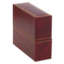 Paper Covered Standing Bangle Box with Gold Accent