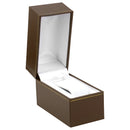 Paper Covered Standing Bangle Box with Gold Accent