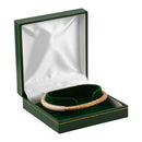 Paper Covered Bangle Box with Gold Accent