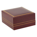 Paper Covered Bangle Box with Gold Accent