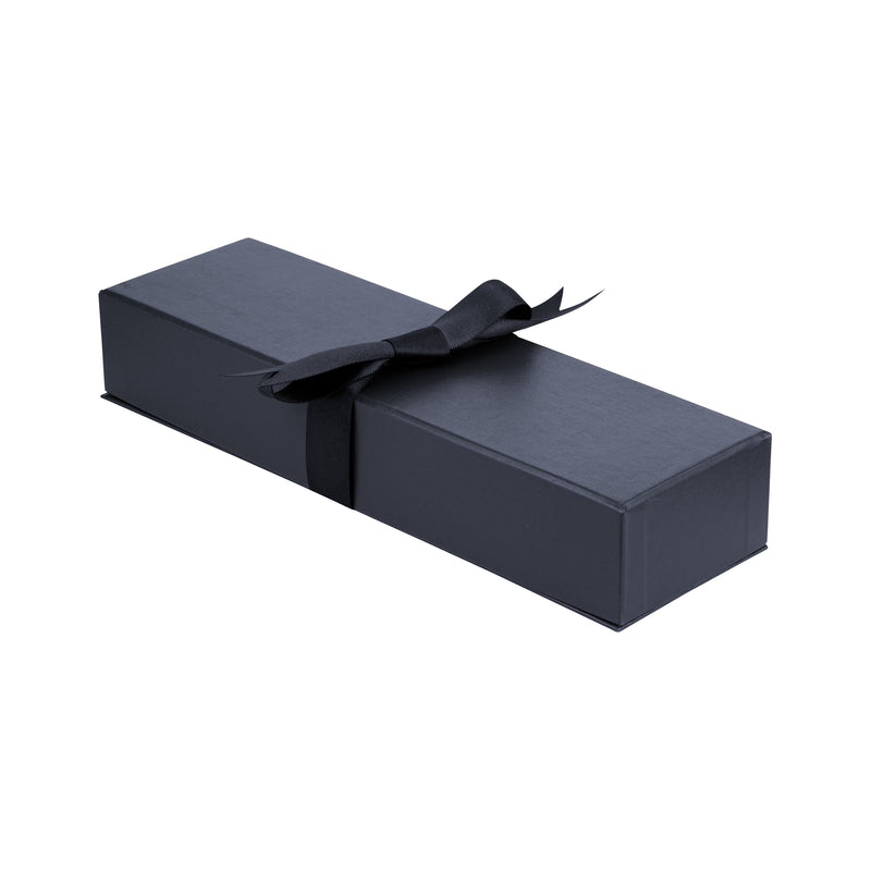 Suede Bracelet Box with Matching Interior with Ribboned Packer