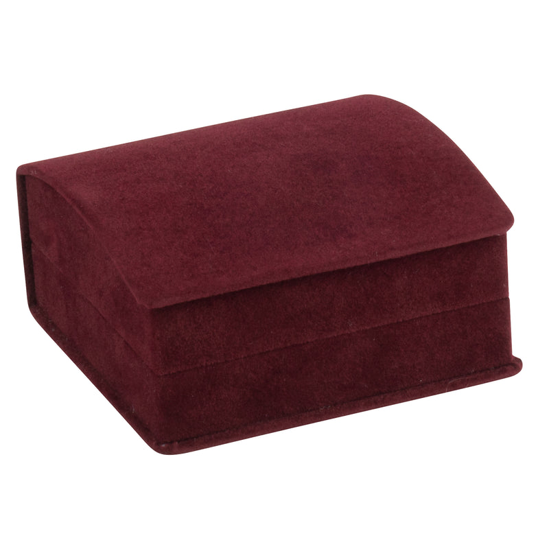 Suede Universal Box with Matching Interior with Ribboned Packer