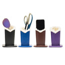 Desktop Glasses Holder with Plush Interior