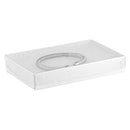 White Cotton Filled Cardboard Boxes - 3 1-2" x 3 1-2" x 2"