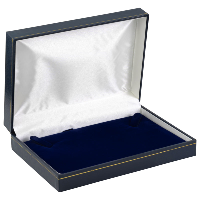 Paper Covered Pearl Box with Gold Accent