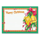 Merry Xmas Bells Gift Tag - 3.5" x 2"