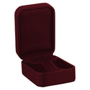 Leatherette French Clip Earring Box with Matching Interior