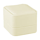Leatherette Single Earring Box with Matching Interior