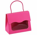 Cardboard Tote Bag with Window Favor Box