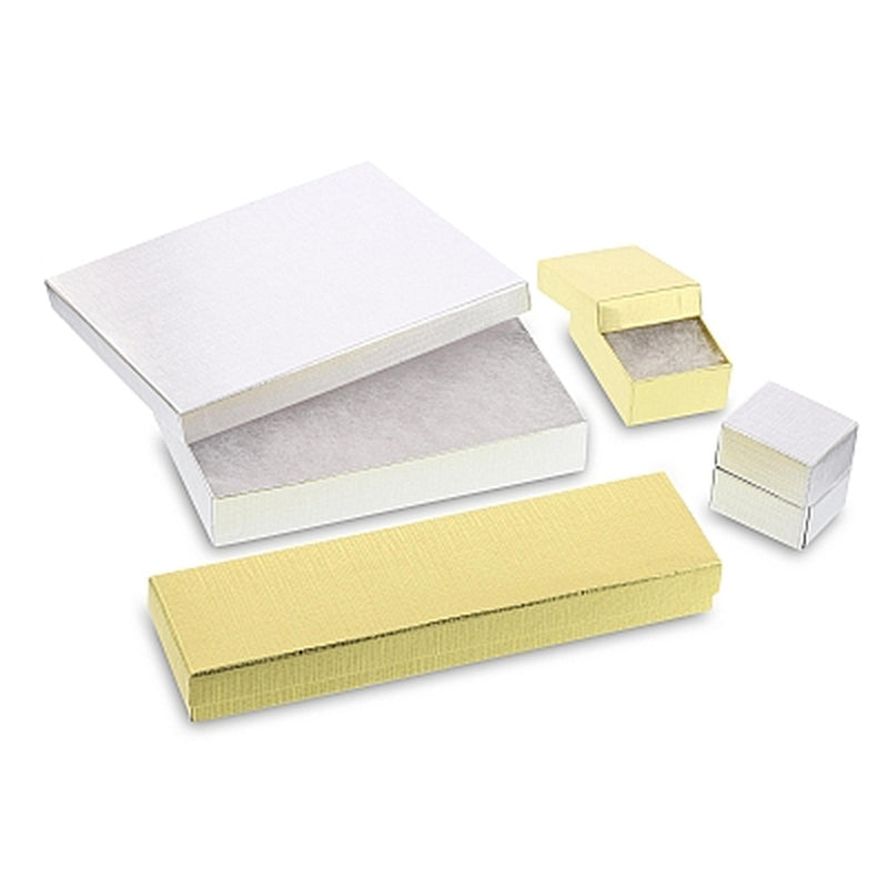 White Cotton Filled Cardboard Boxes