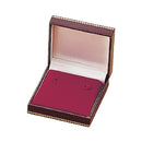 Leatherette Hoop Earring Box with Matching Insert and White Window