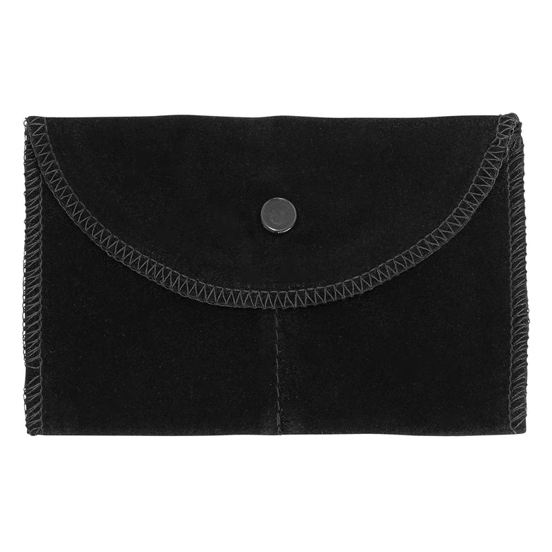 Velour Pouches with Side-by-Side Pocket