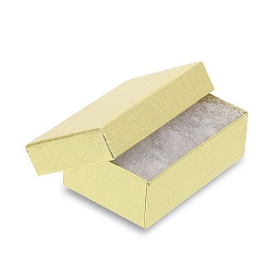 Cotton Filled Cardboard Earring-Pendant-Childrens' Bracelet Box