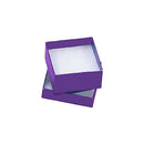 Metalllic Cardboard Ring or Earring Box