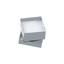 Metalllic Cardboard Ring or Earring Box