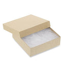 Kraft Cotton Filled Cardboard Boxes - 3 1-2" x 3 1-2" x 2"