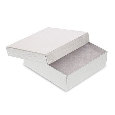 White Cotton Filled Cardboard Boxes