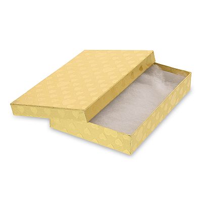 White Cotton Filled Cardboard Boxes