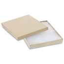 Kraft Cotton Filled Cardboard Boxes - 3 1-2" x 3 1-2" x 2"