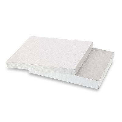 White Cotton Filled Cardboard Boxes