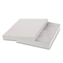 White Cotton Filled Cardboard Boxes - 3 1-2" x 3 1-2" x 2"