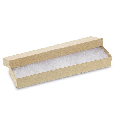Kraft Cotton Filled Cardboard Boxes - 3 1-2" x 3 1-2" x 2"