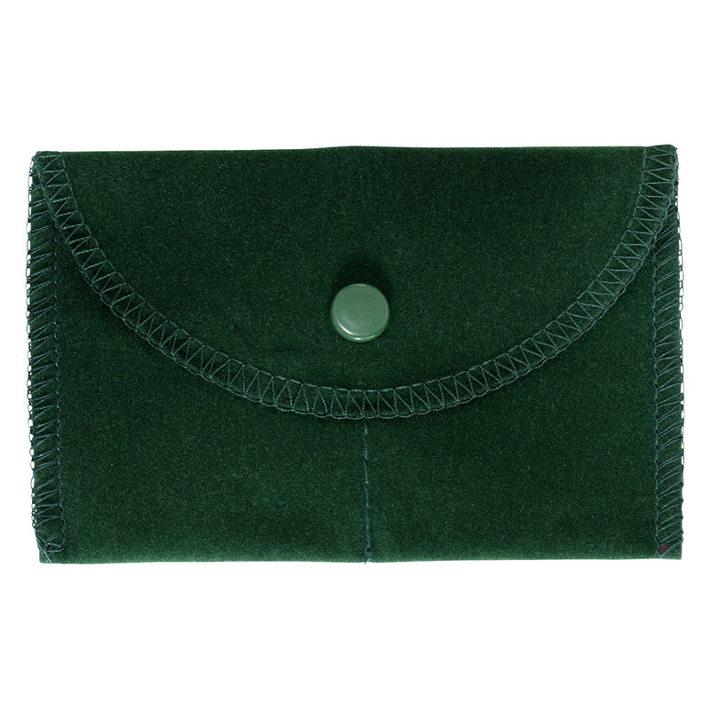 Velour Pouches with Side-by-Side Pocket