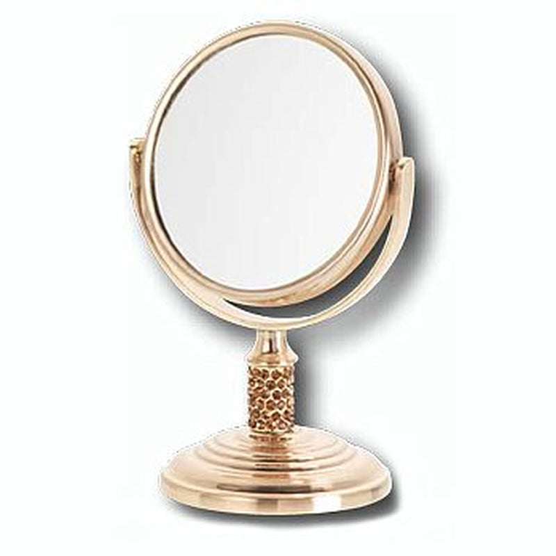 Gold Studded Mini Mirror 4X-True Image
