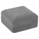 Velour French Clip Earring Box with White Sleeve