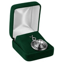 Velour Charm Box with White Sleeve