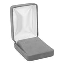 Velour Hoop Earring Box with White Sleeve