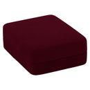 Velour Hoop Earring Box with White Sleeve