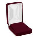Velour Hoop Earring Box with White Sleeve
