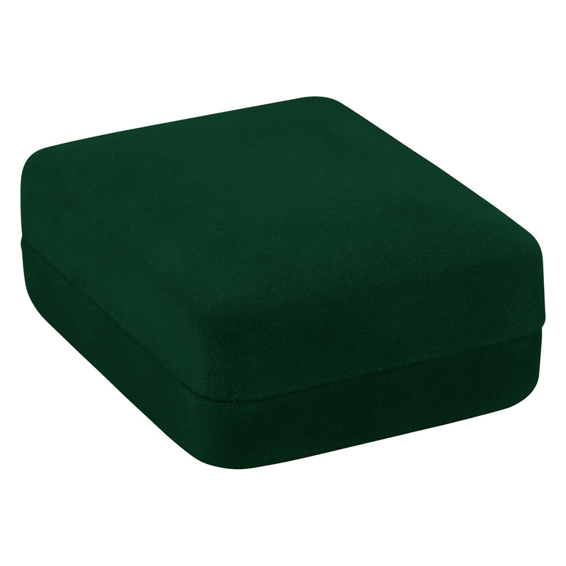 Velour Pendant Box with White Sleeve