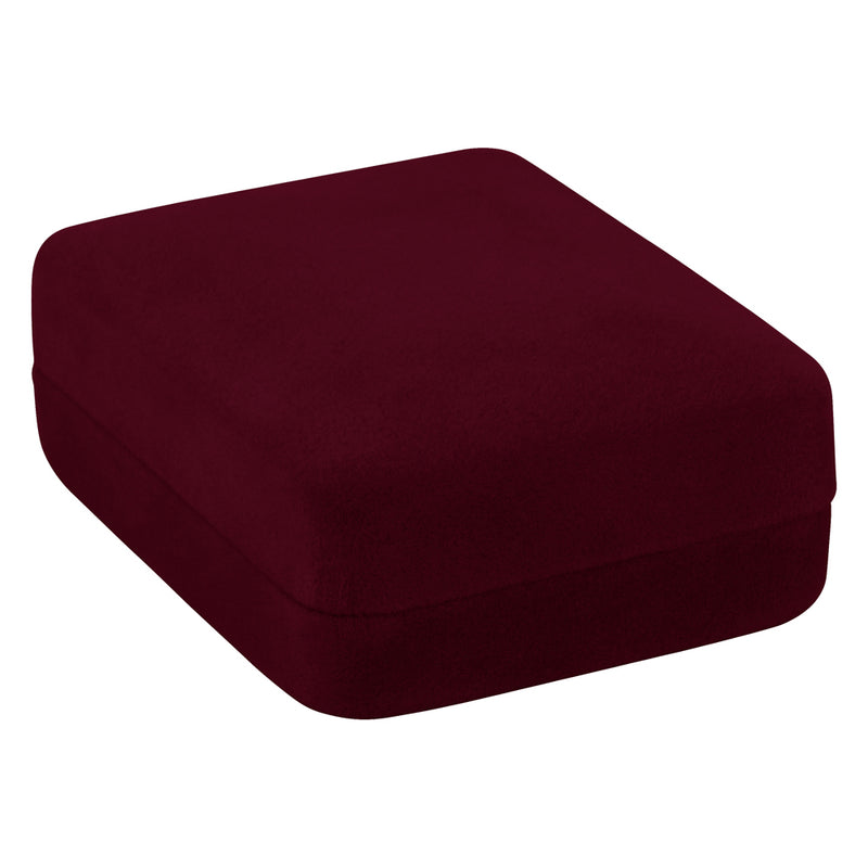 Velour Pendant Box with White Sleeve