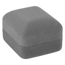 Velour Single Earring Box with White Sleeve