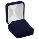 Velour Single Earring Box with White Sleeve