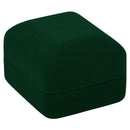 Velour Single Ring Box with White Sleeve