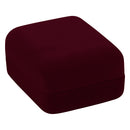 Velour Tie Tac Box with White Sleeve