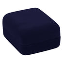 Velour Tie Tac Box with White Sleeve