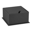 Haute Suede Single Earring Box with Matching Satin Inner Lids