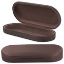 Large Brushed PU EZ-Grip Opening Eyeglass Case