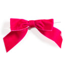 Pre-Tied Velvet Bow with Twist Tie