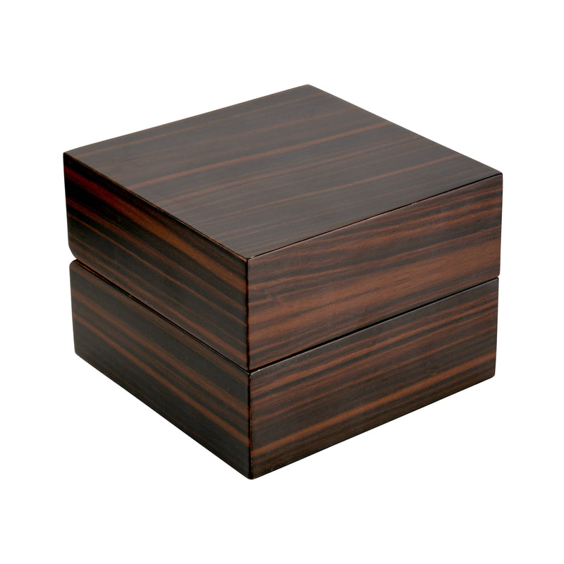 Brown Zebra Wood Watch or Bracelet Box