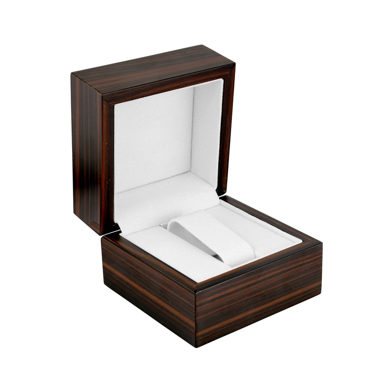 Brown Zebra Wood Watch or Bracelet Box