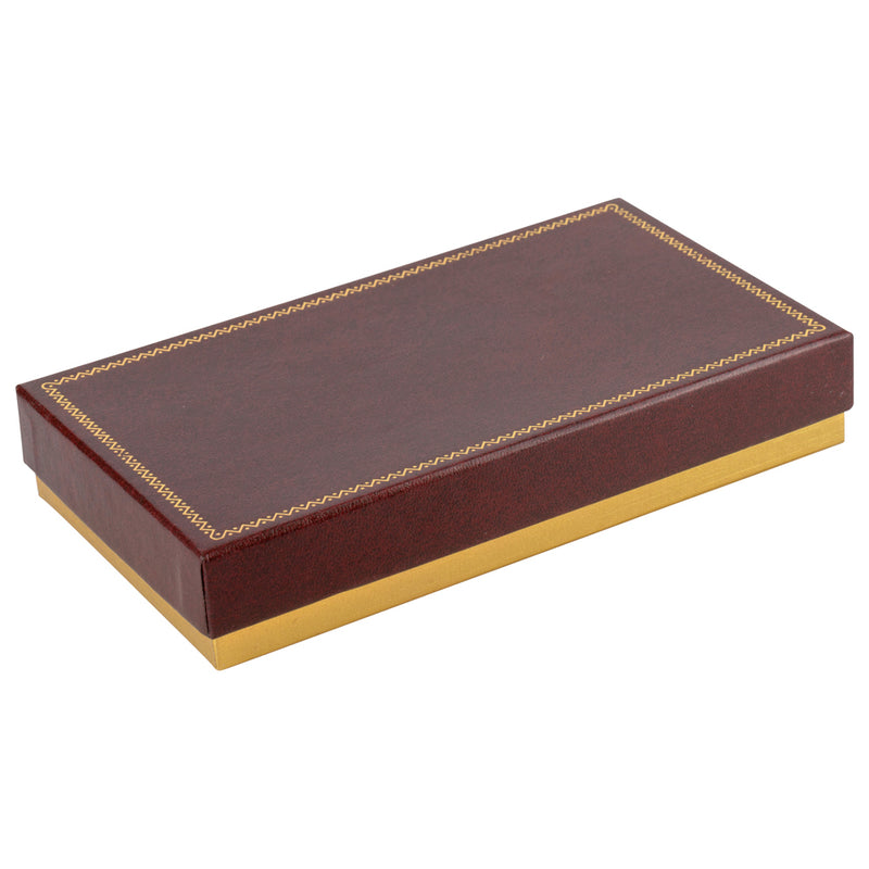 Two-tone Paper Pearl Box with Gold Accent