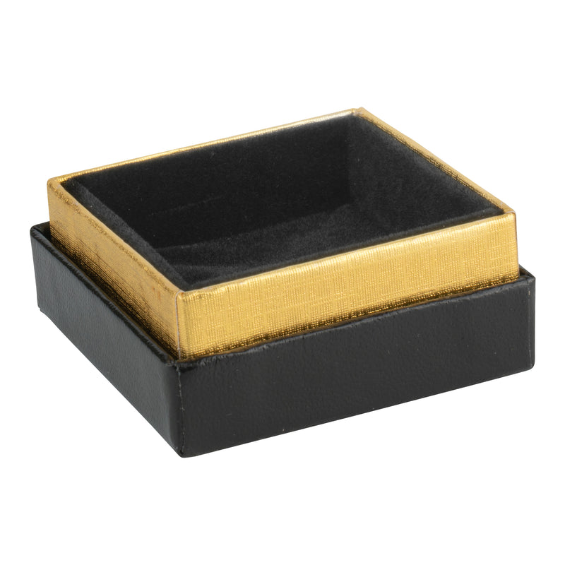 Two-tone Paper Large Universal Box with Gold Accent