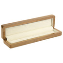 Wooden Bracelet Box with Suede Insert